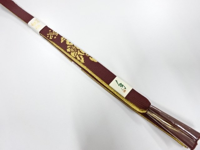 JAPANESE KIMONO / UNUSED KOREI HAND-TIED OBIJIME